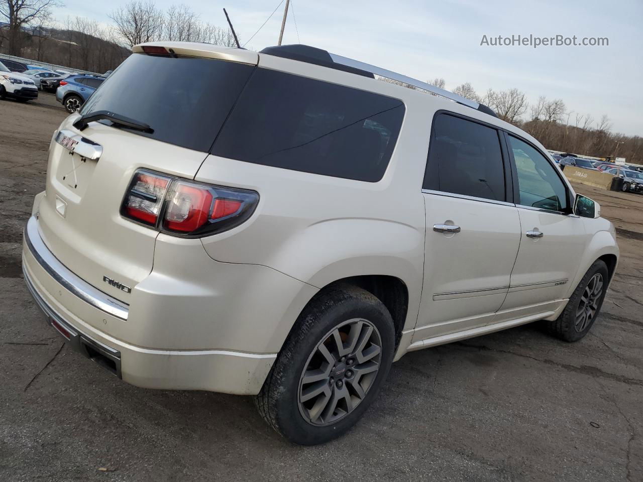 2013 Gmc Acadia Denali Белый vin: 1GKKVTKD5DJ123776