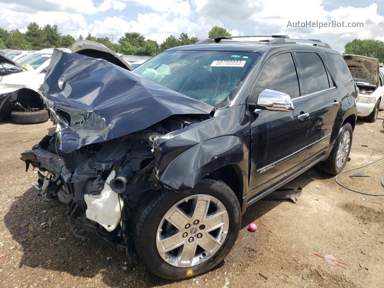 2013 Gmc Acadia Denali Black vin: 1GKKVTKD5DJ209962