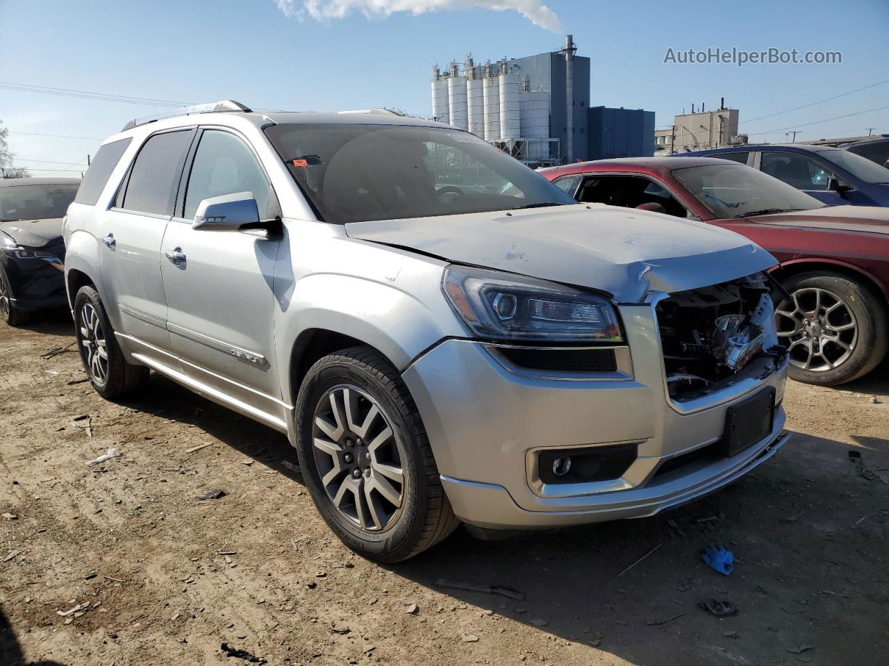 2013 Gmc Acadia Denali Silver vin: 1GKKVTKD5DJ211582