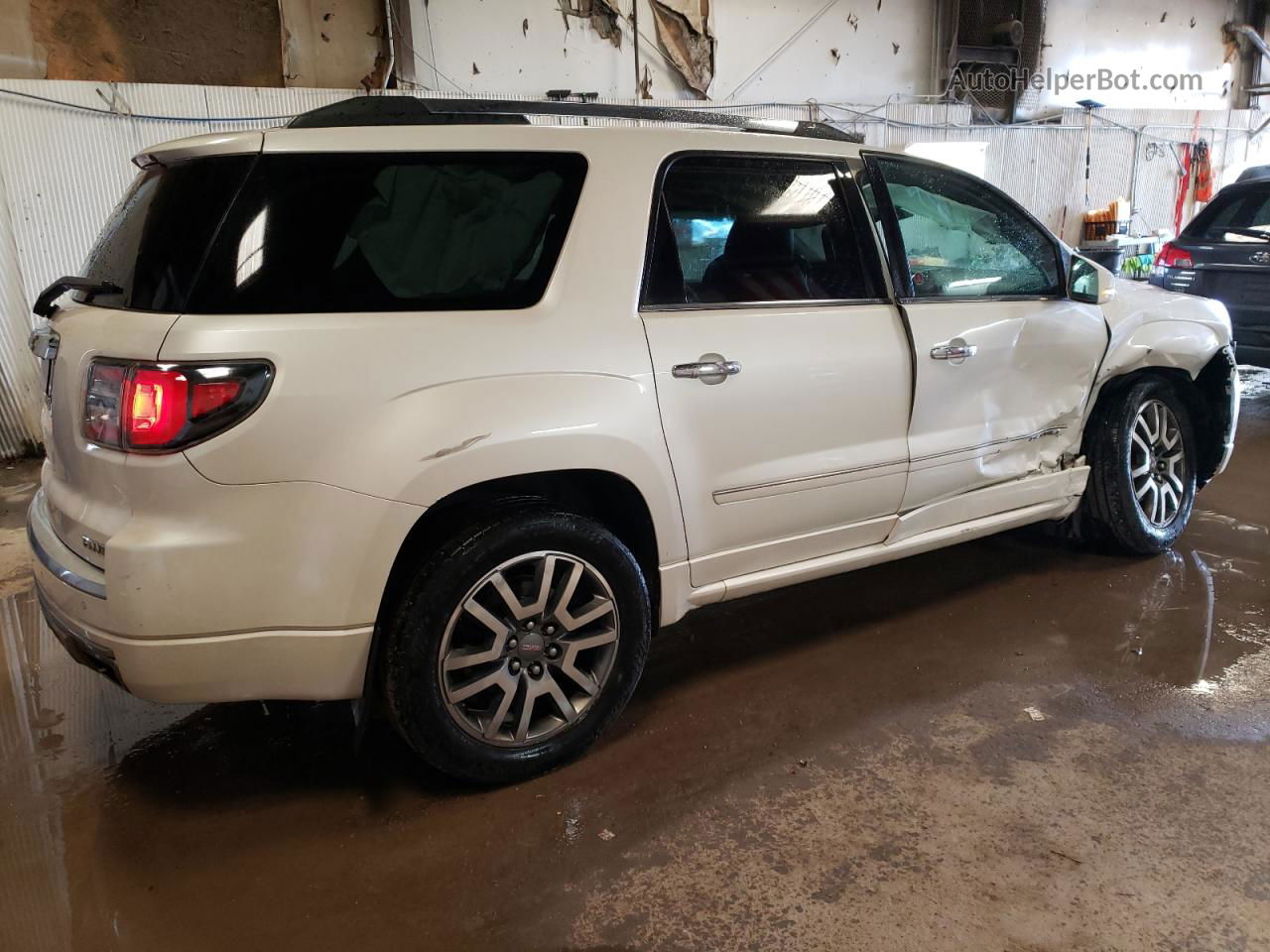 2014 Gmc Acadia Denali Белый vin: 1GKKVTKD5EJ114576