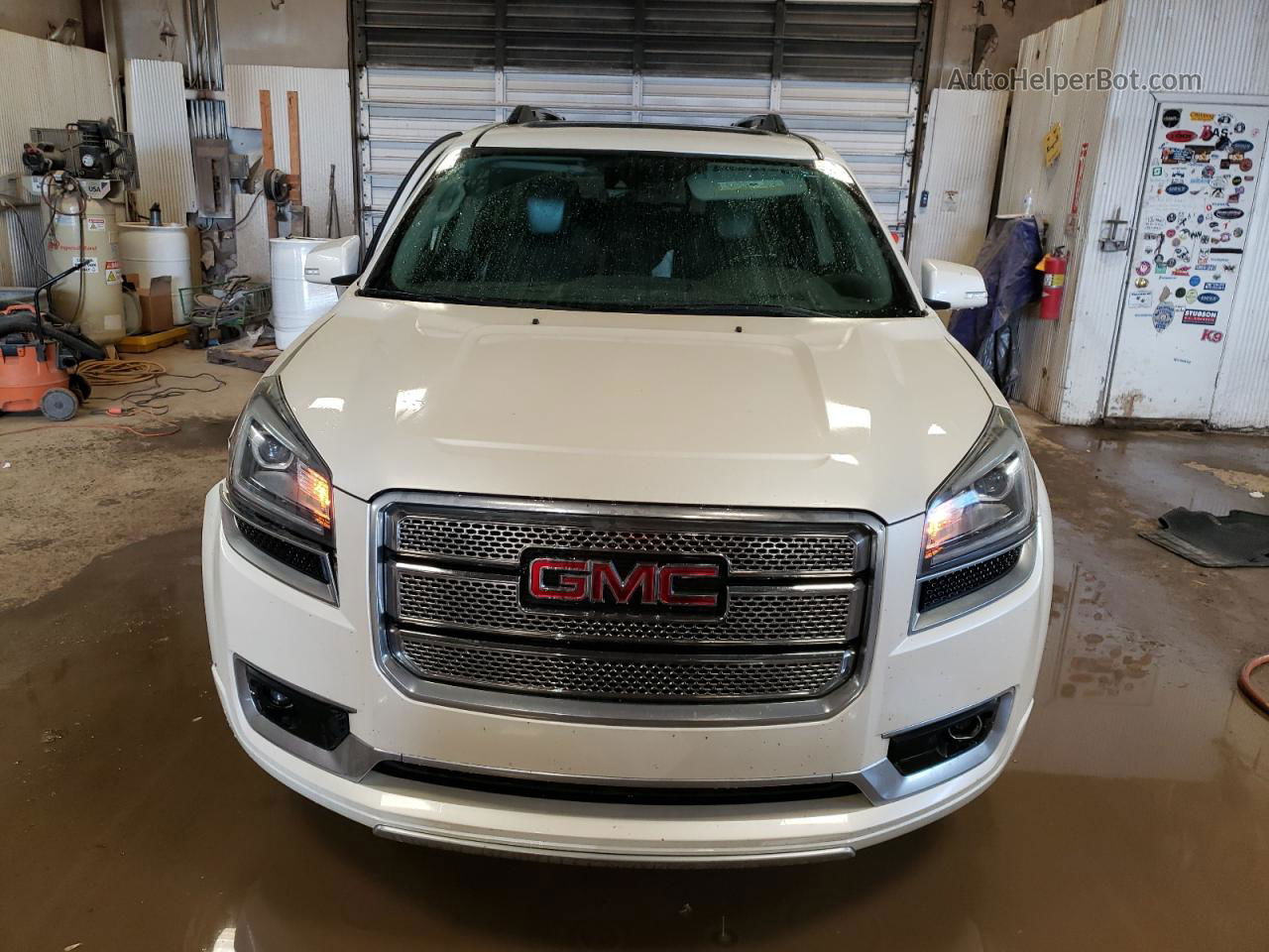 2014 Gmc Acadia Denali Белый vin: 1GKKVTKD5EJ114576