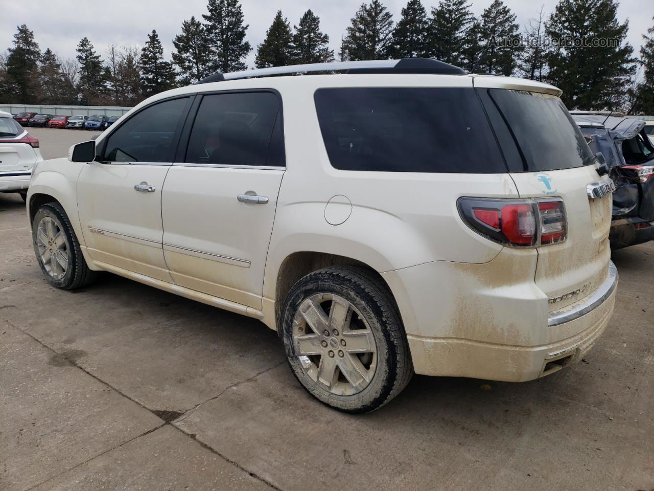 2014 Gmc Acadia Denali White vin: 1GKKVTKD5EJ146010