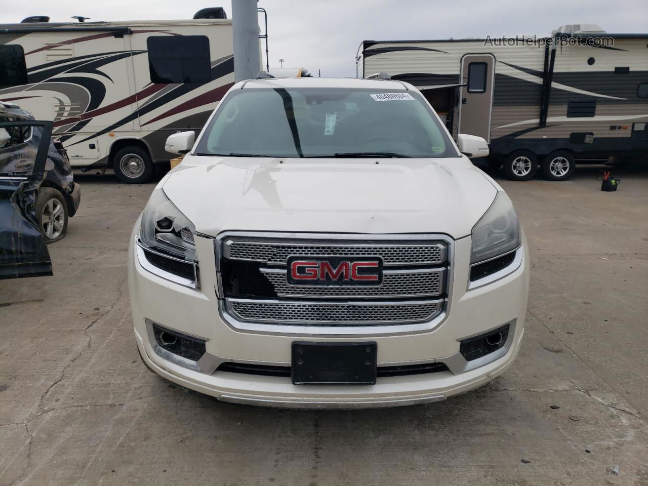 2014 Gmc Acadia Denali Белый vin: 1GKKVTKD5EJ146010