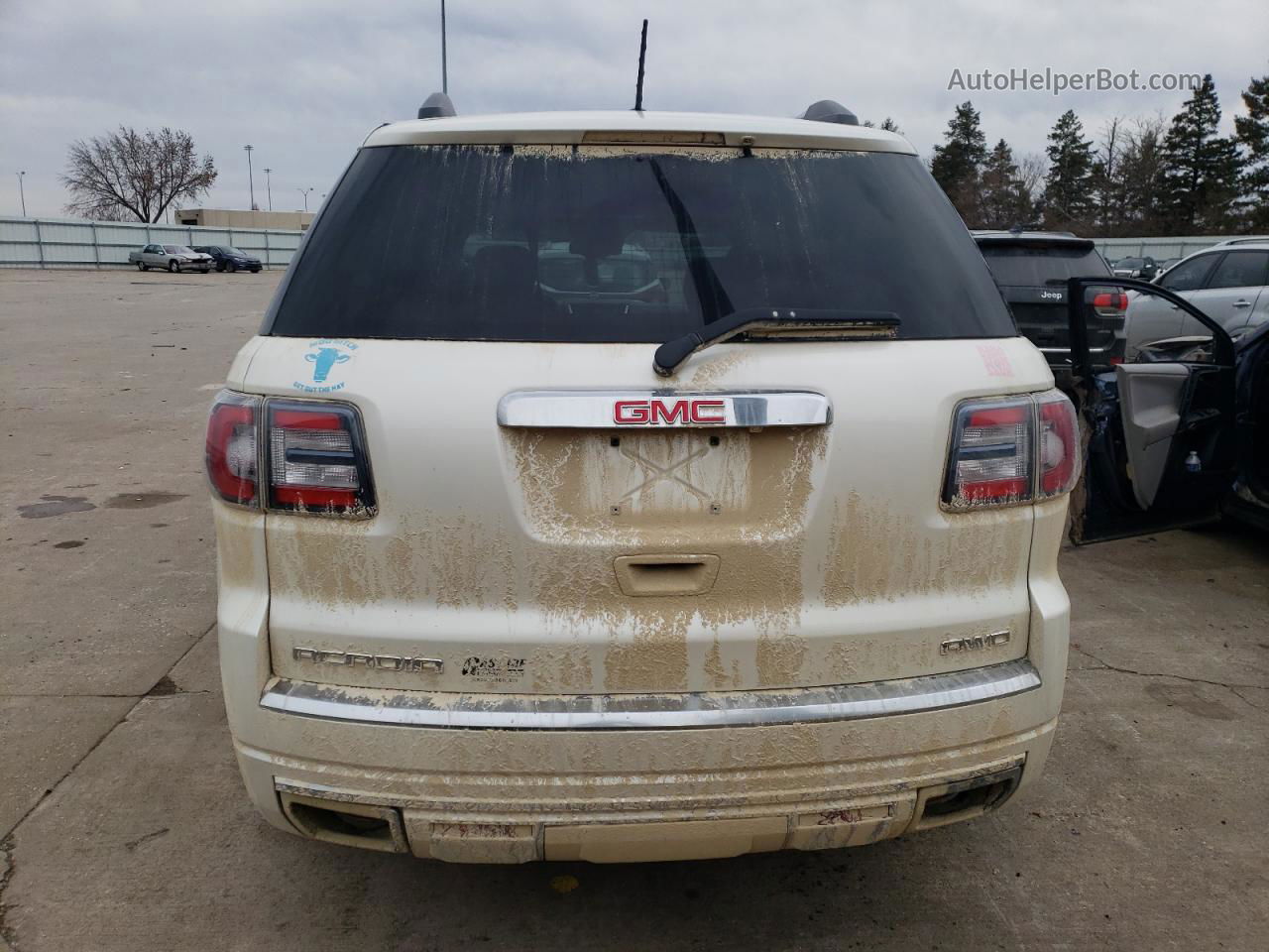 2014 Gmc Acadia Denali Белый vin: 1GKKVTKD5EJ146010