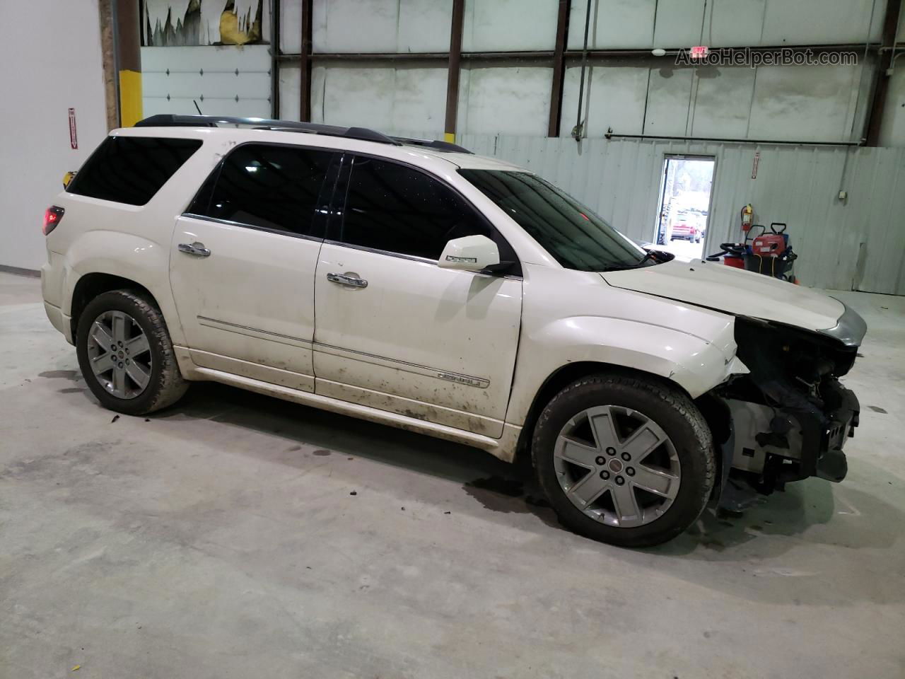 2014 Gmc Acadia Denali White vin: 1GKKVTKD5EJ317743