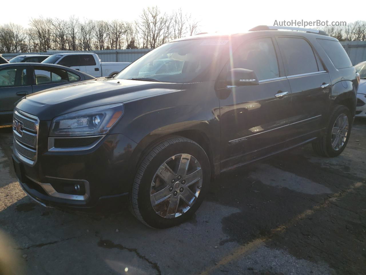 2014 Gmc Acadia Denali Gray vin: 1GKKVTKD5EJ341928