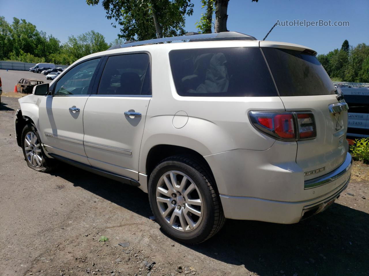 2015 Gmc Acadia Denali Белый vin: 1GKKVTKD5FJ160085