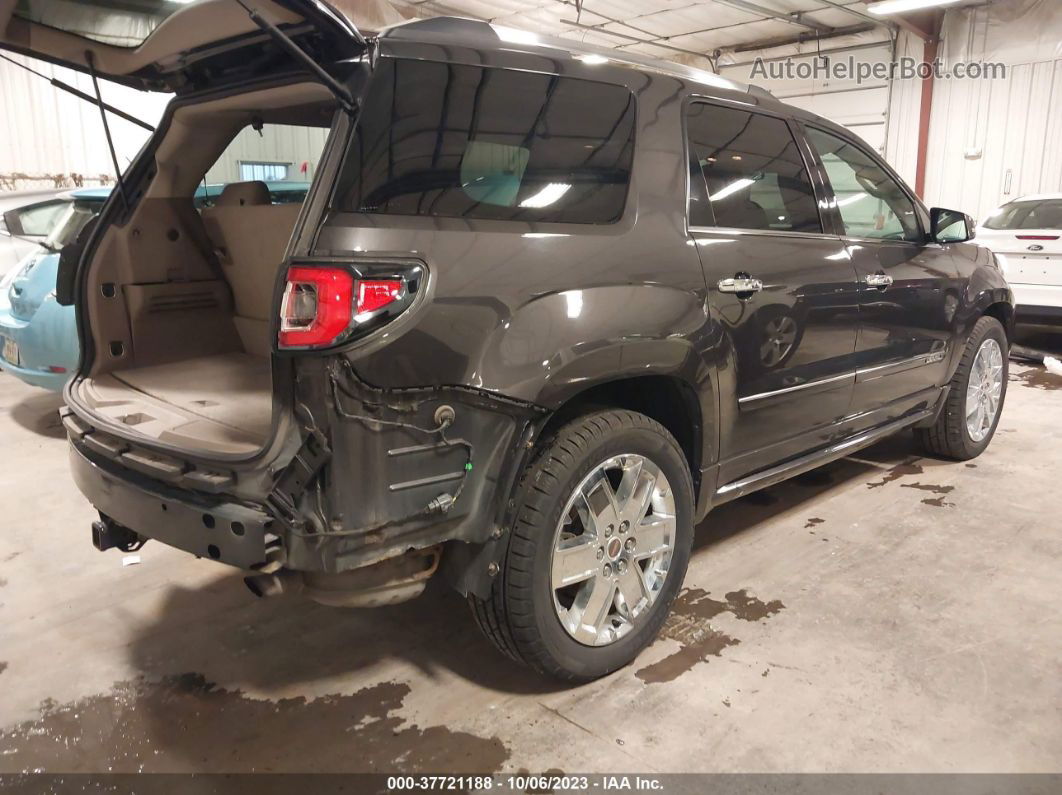 2015 Gmc Acadia Denali Dark Brown vin: 1GKKVTKD5FJ163228