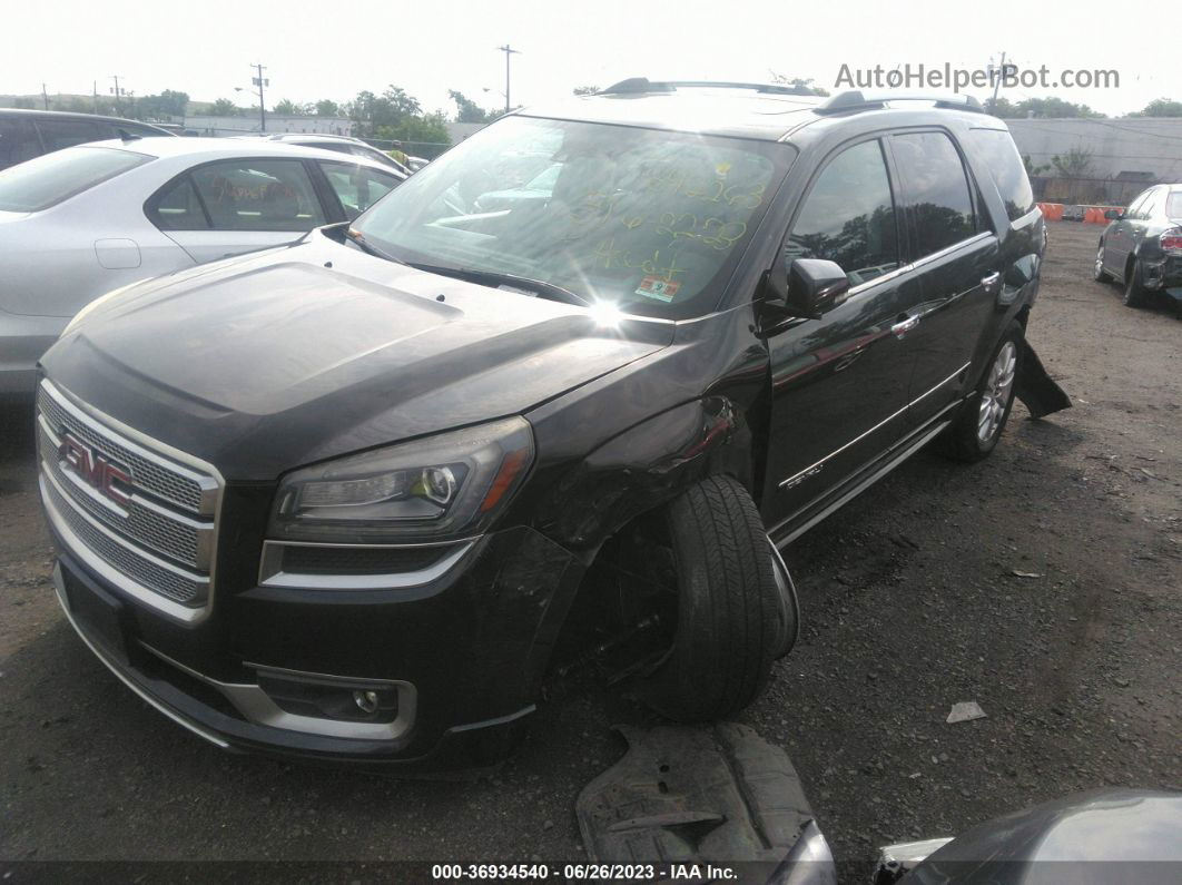 2015 Gmc Acadia Denali Black vin: 1GKKVTKD5FJ268240