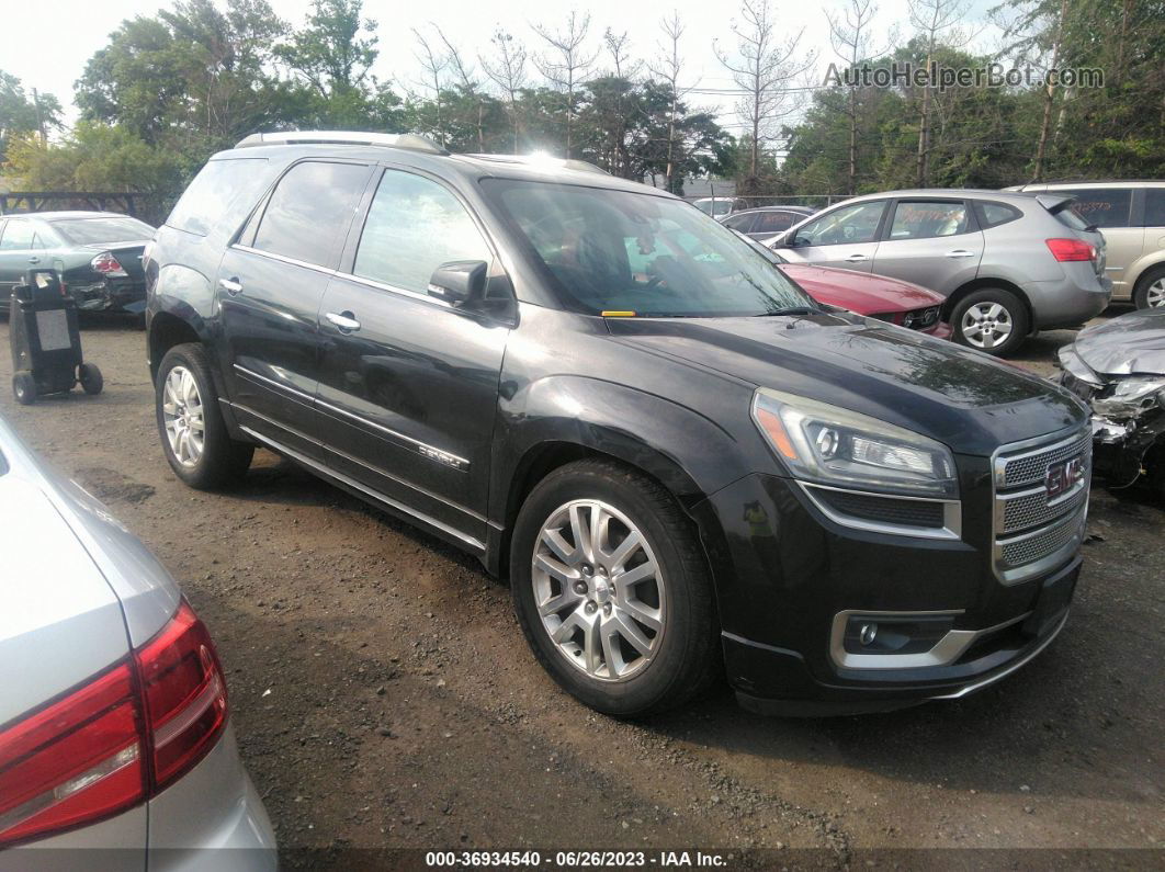 2015 Gmc Acadia Denali Black vin: 1GKKVTKD5FJ268240