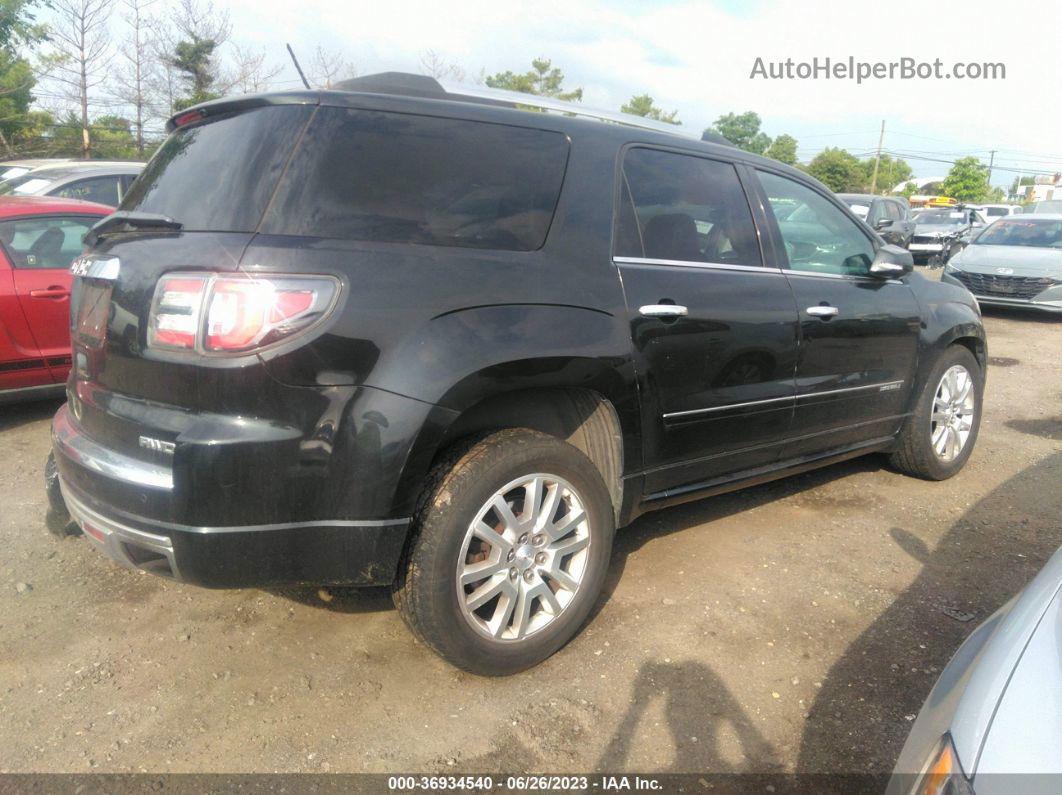 2015 Gmc Acadia Denali Black vin: 1GKKVTKD5FJ268240