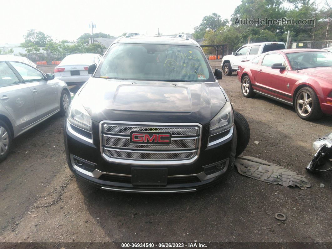 2015 Gmc Acadia Denali Black vin: 1GKKVTKD5FJ268240