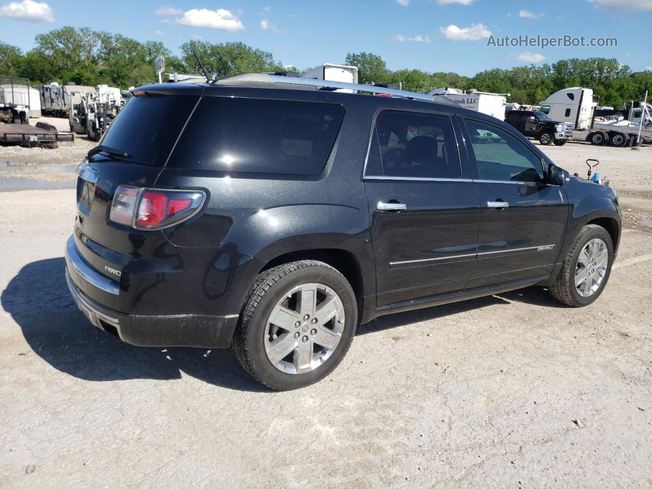 2014 Gmc Acadia Denali Black vin: 1GKKVTKD6EJ297972