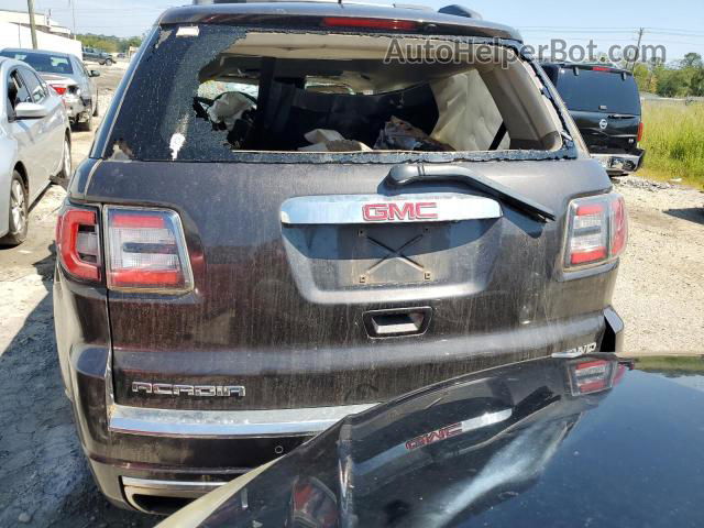 2015 Gmc Acadia Denali Черный vin: 1GKKVTKD6FJ148205