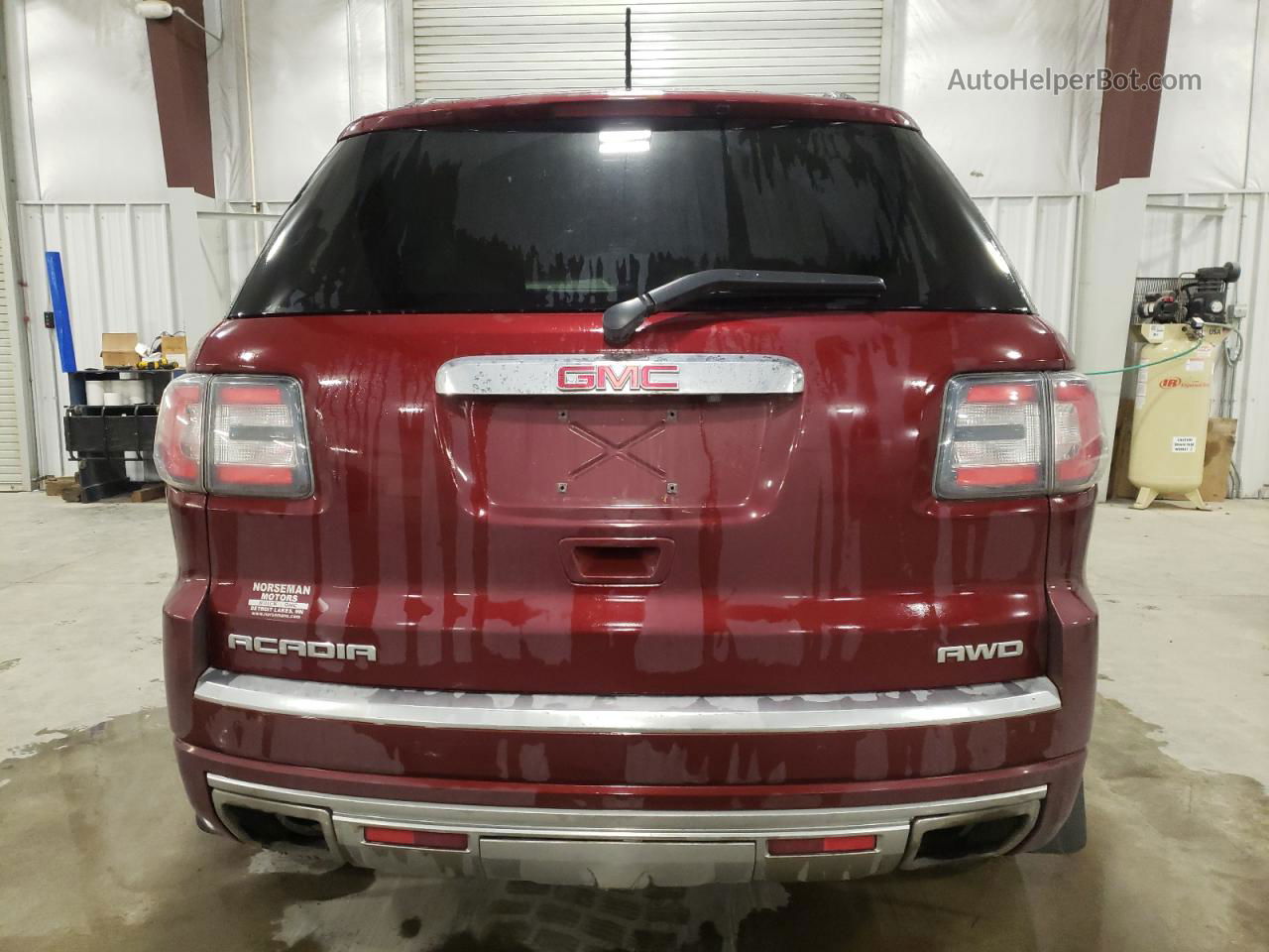 2015 Gmc Acadia Denali Бордовый vin: 1GKKVTKD6FJ377404