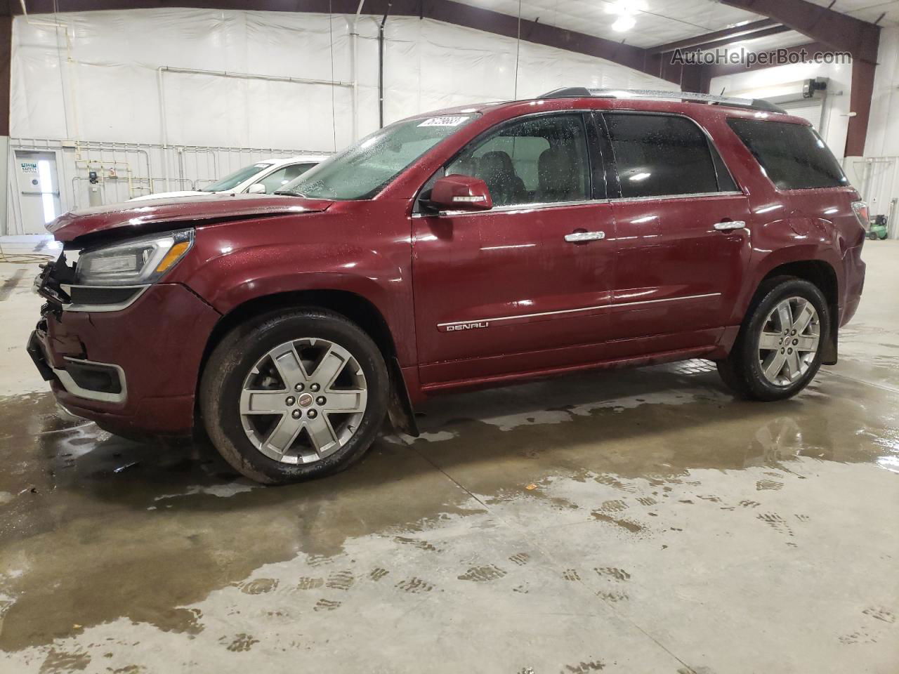 2015 Gmc Acadia Denali Burgundy vin: 1GKKVTKD6FJ377404