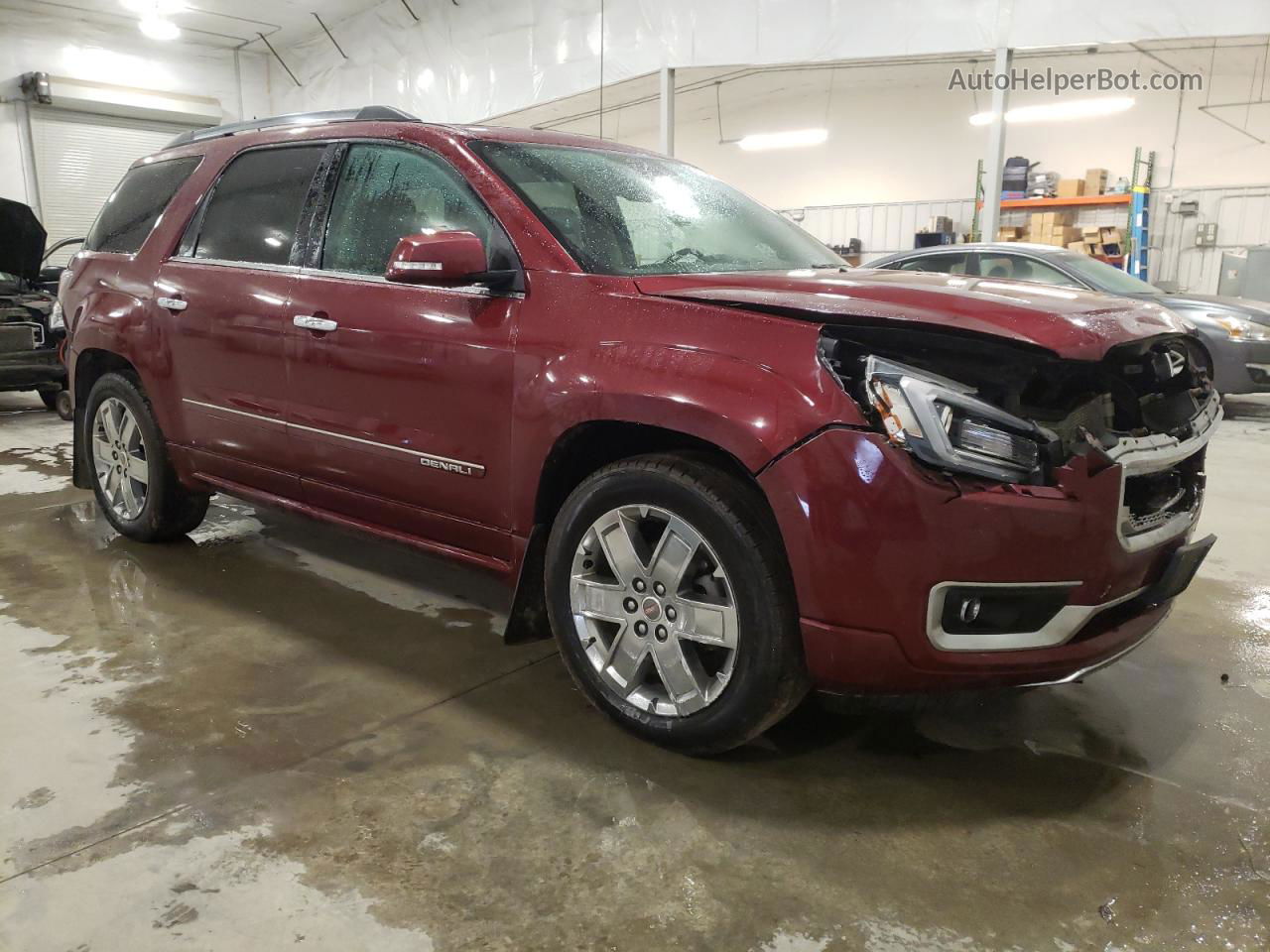 2015 Gmc Acadia Denali Бордовый vin: 1GKKVTKD6FJ377404