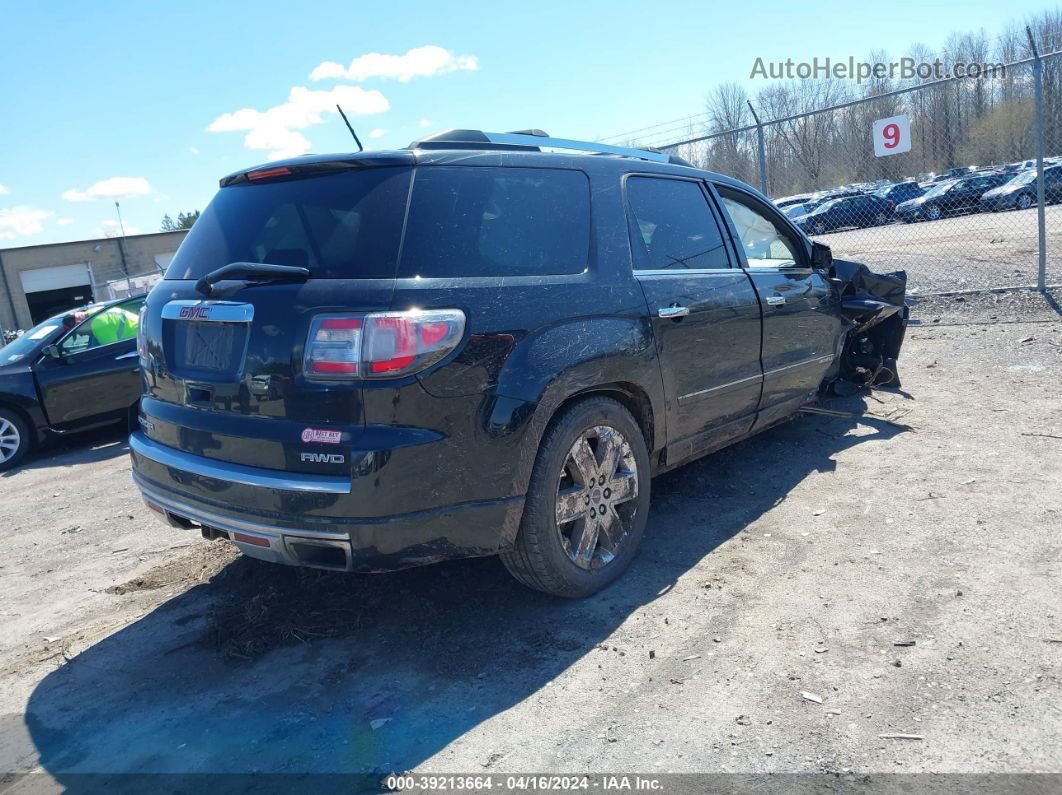 2013 Gmc Acadia Denali Черный vin: 1GKKVTKD7DJ141325