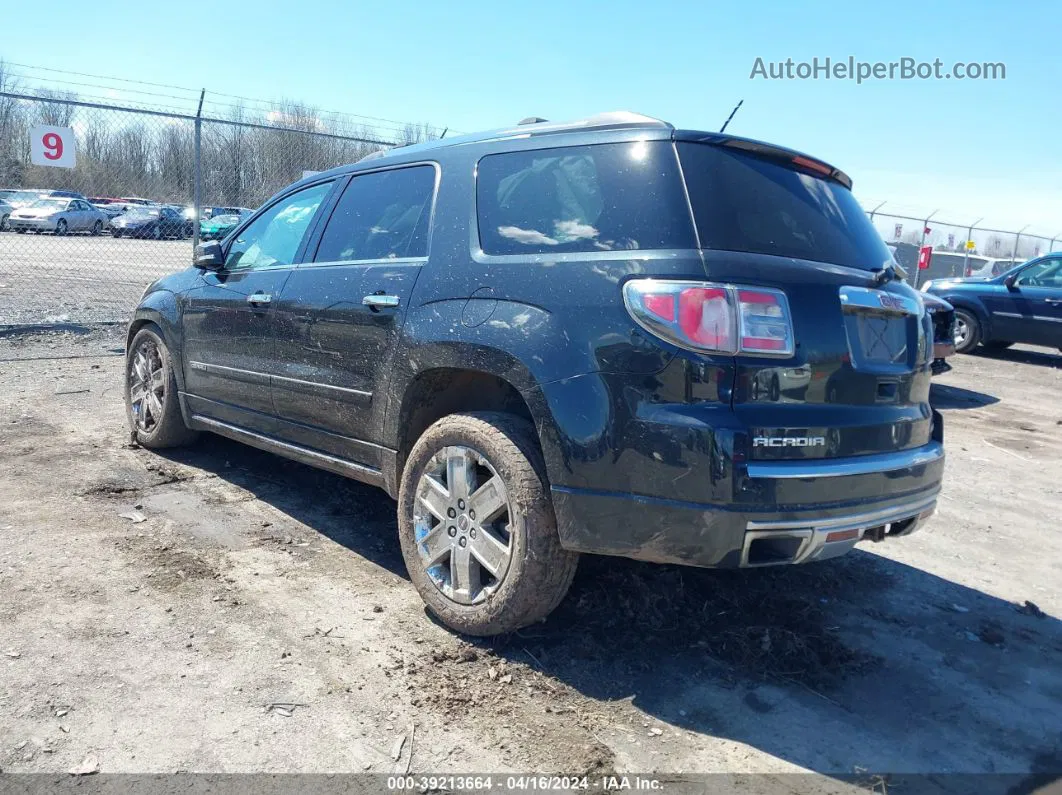 2013 Gmc Acadia Denali Черный vin: 1GKKVTKD7DJ141325