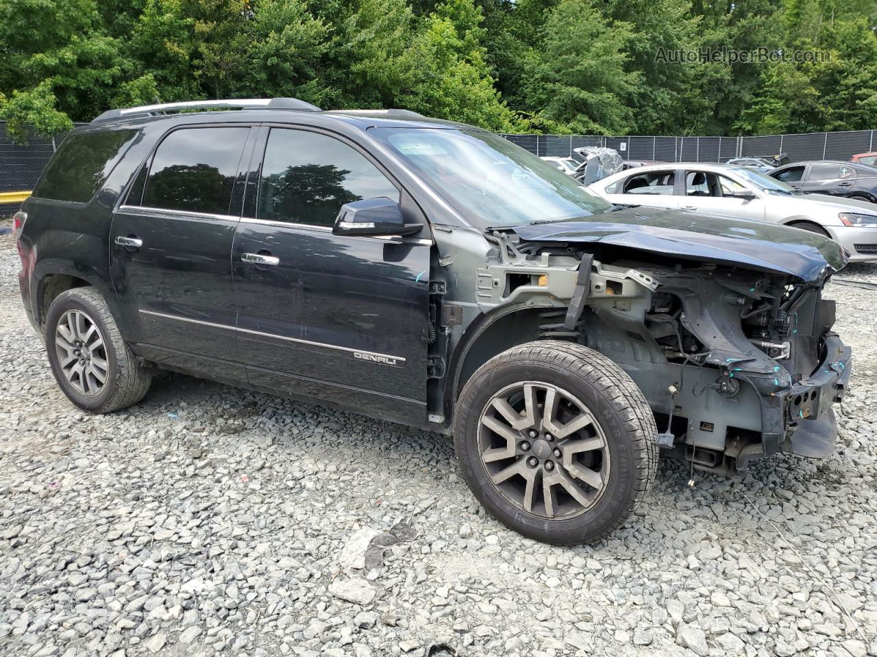 2013 Gmc Acadia Denali Black vin: 1GKKVTKD7DJ154317