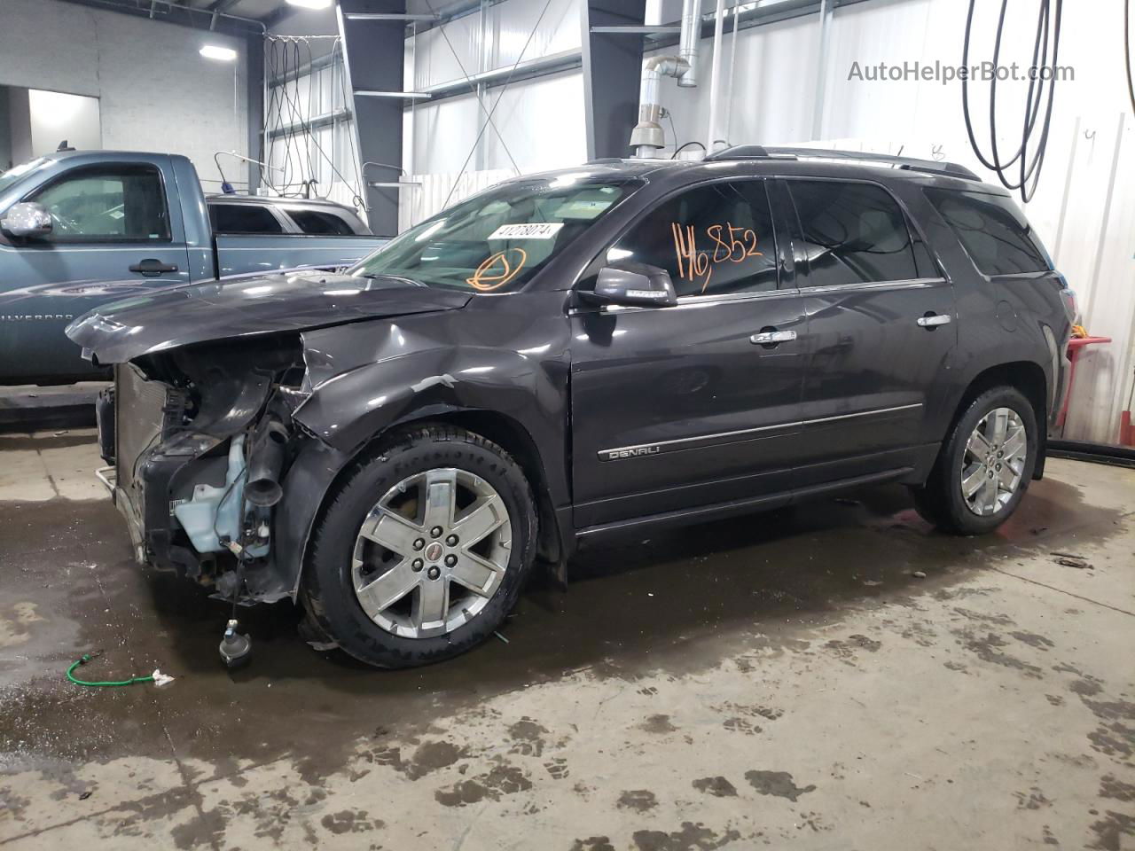 2013 Gmc Acadia Denali Серый vin: 1GKKVTKD7DJ238296