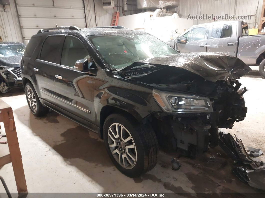 2014 Gmc Acadia Denali Черный vin: 1GKKVTKD7EJ179347