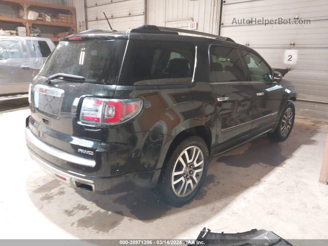 2014 Gmc Acadia Denali Черный vin: 1GKKVTKD7EJ179347