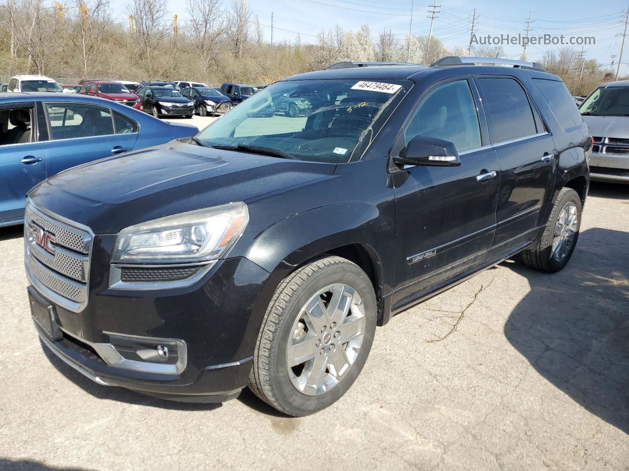 2014 Gmc Acadia Denali Black vin: 1GKKVTKD7EJ301978