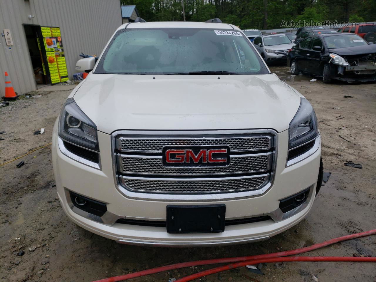 2015 Gmc Acadia Denali Белый vin: 1GKKVTKD7FJ159889