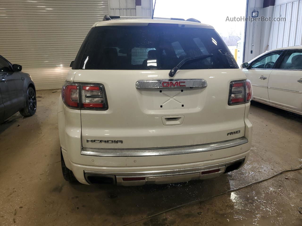 2013 Gmc Acadia Denali Белый vin: 1GKKVTKD8DJ211009