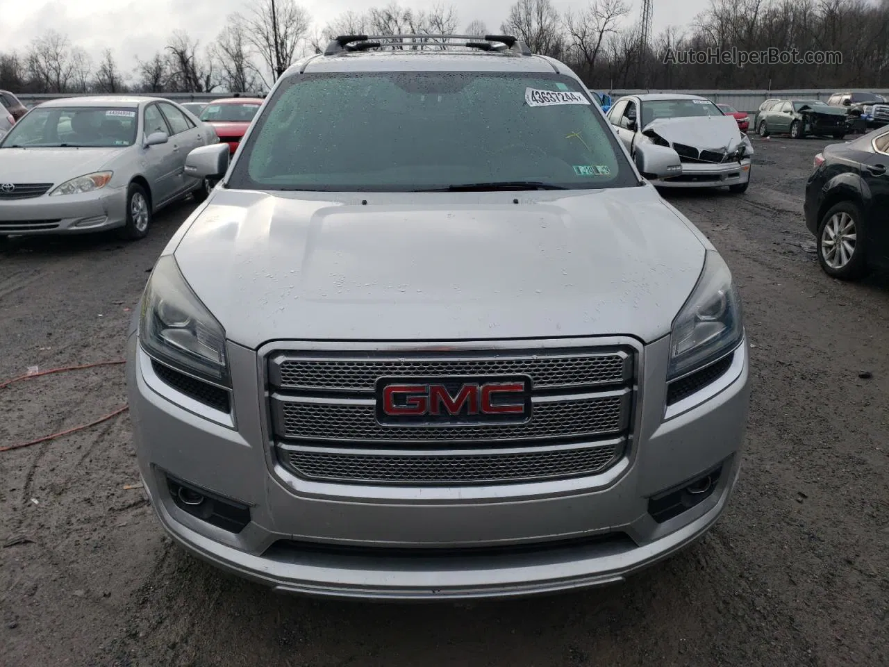 2013 Gmc Acadia Denali Silver vin: 1GKKVTKD8DJ231714