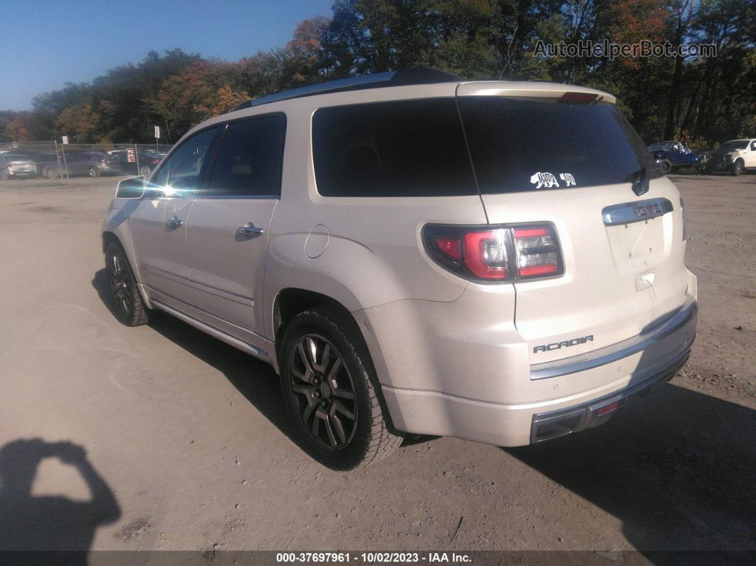 2015 Gmc Acadia Denali White vin: 1GKKVTKD8FJ102696