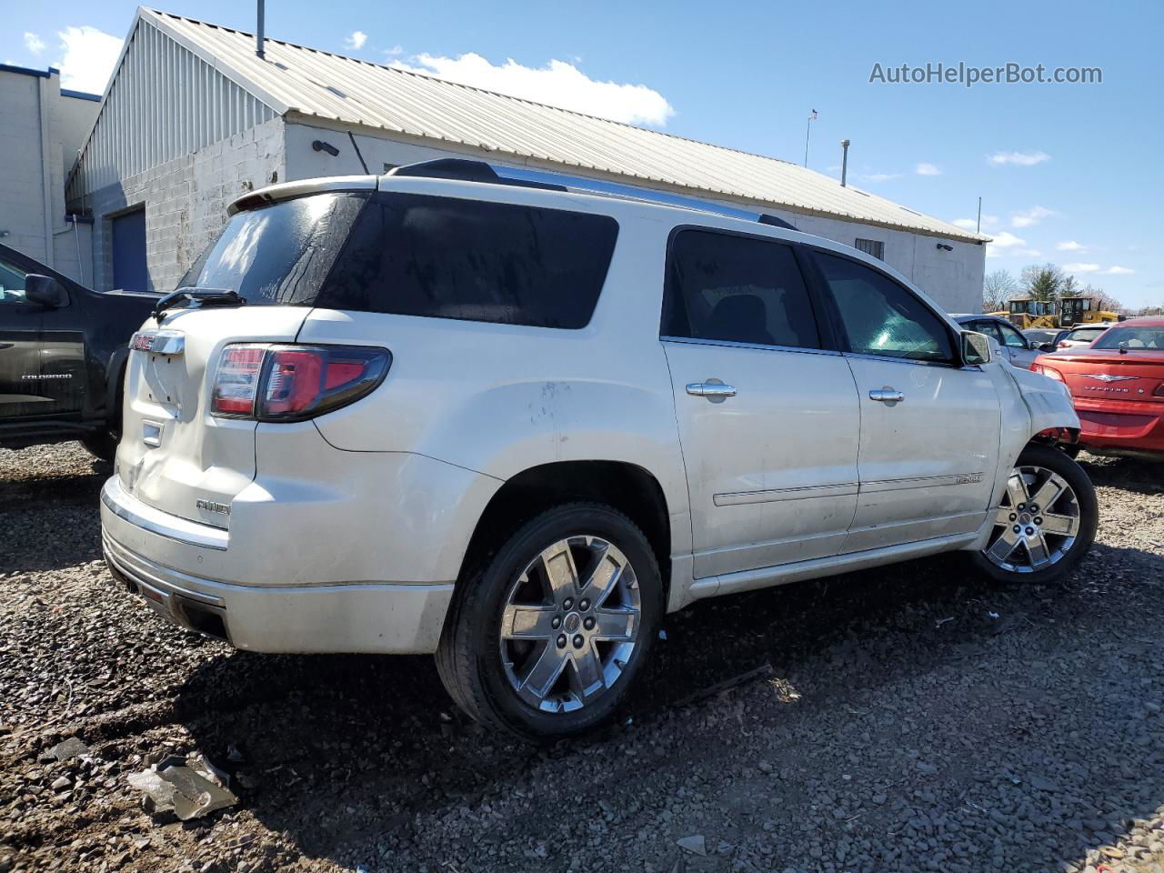 2015 Gmc Acadia Denali Белый vin: 1GKKVTKD8FJ108269