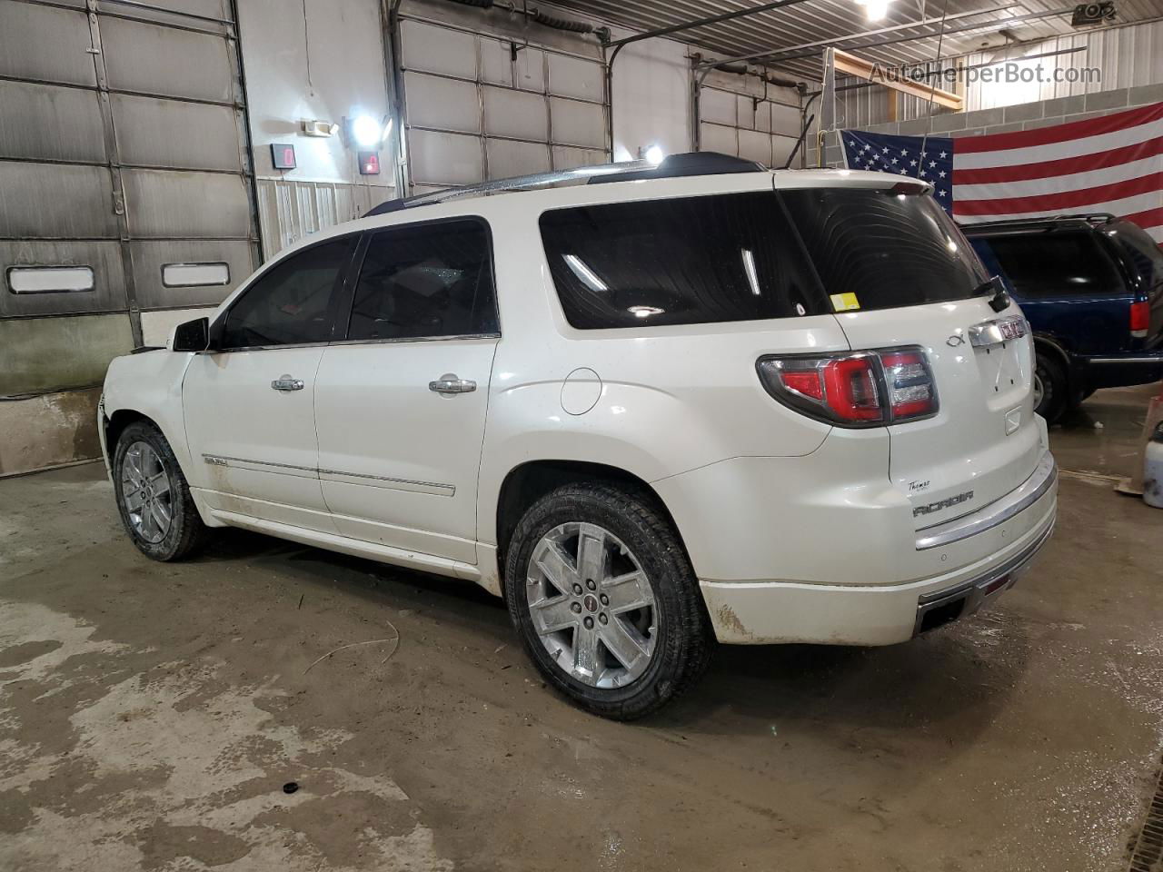 2013 Gmc Acadia Denali White vin: 1GKKVTKD9DJ174634