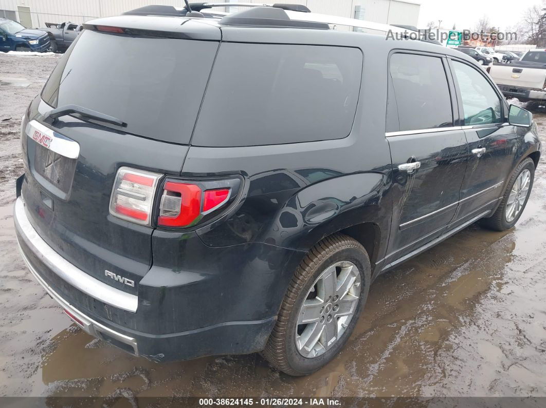 2013 Gmc Acadia Denali Black vin: 1GKKVTKD9DJ178165