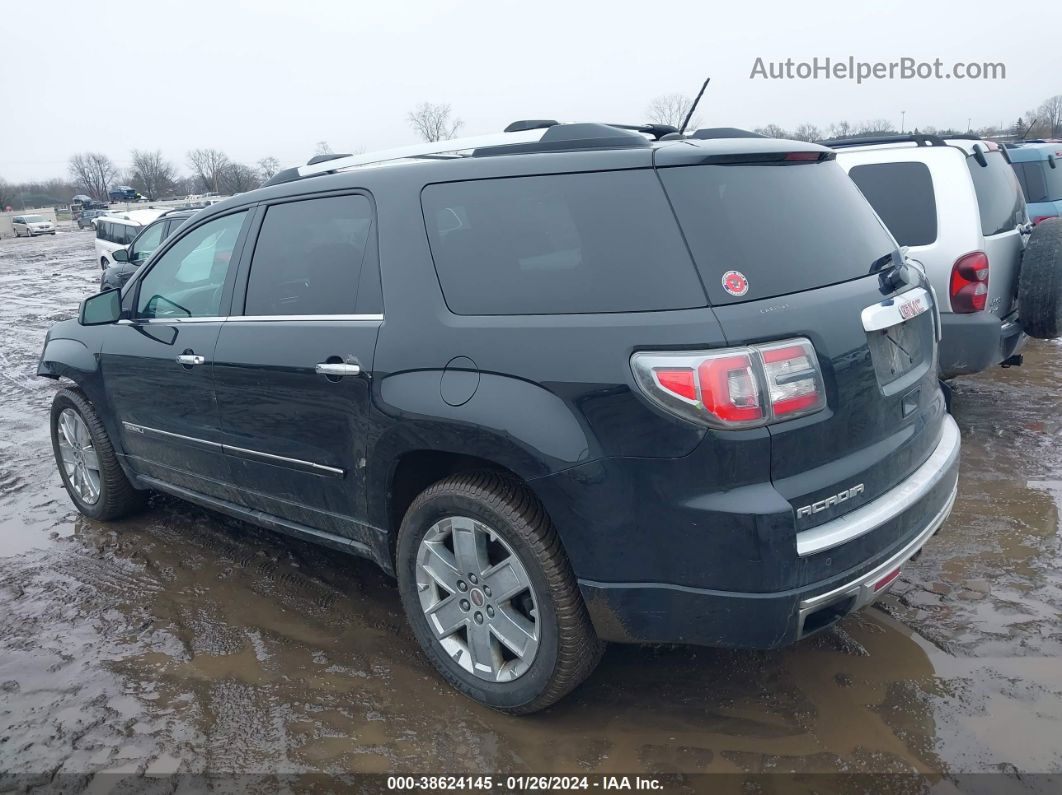 2013 Gmc Acadia Denali Black vin: 1GKKVTKD9DJ178165