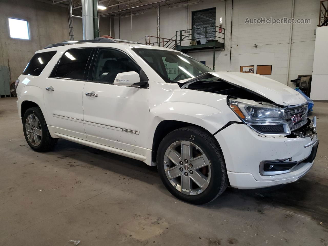 2014 Gmc Acadia Denali White vin: 1GKKVTKD9EJ200134