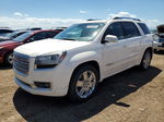 2014 Gmc Acadia Denali White vin: 1GKKVTKD9EJ238737