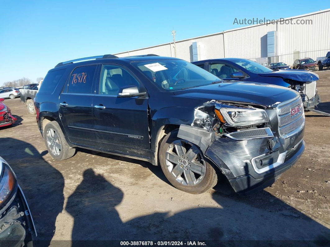 2014 Gmc Acadia Denali Черный vin: 1GKKVTKD9EJ244103