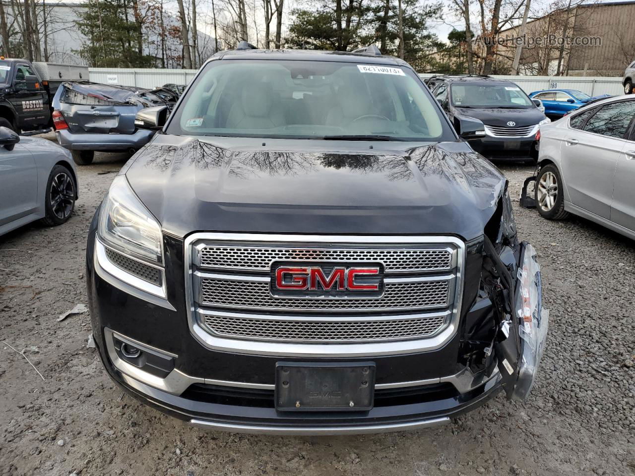 2014 Gmc Acadia Denali Black vin: 1GKKVTKD9EJ291731