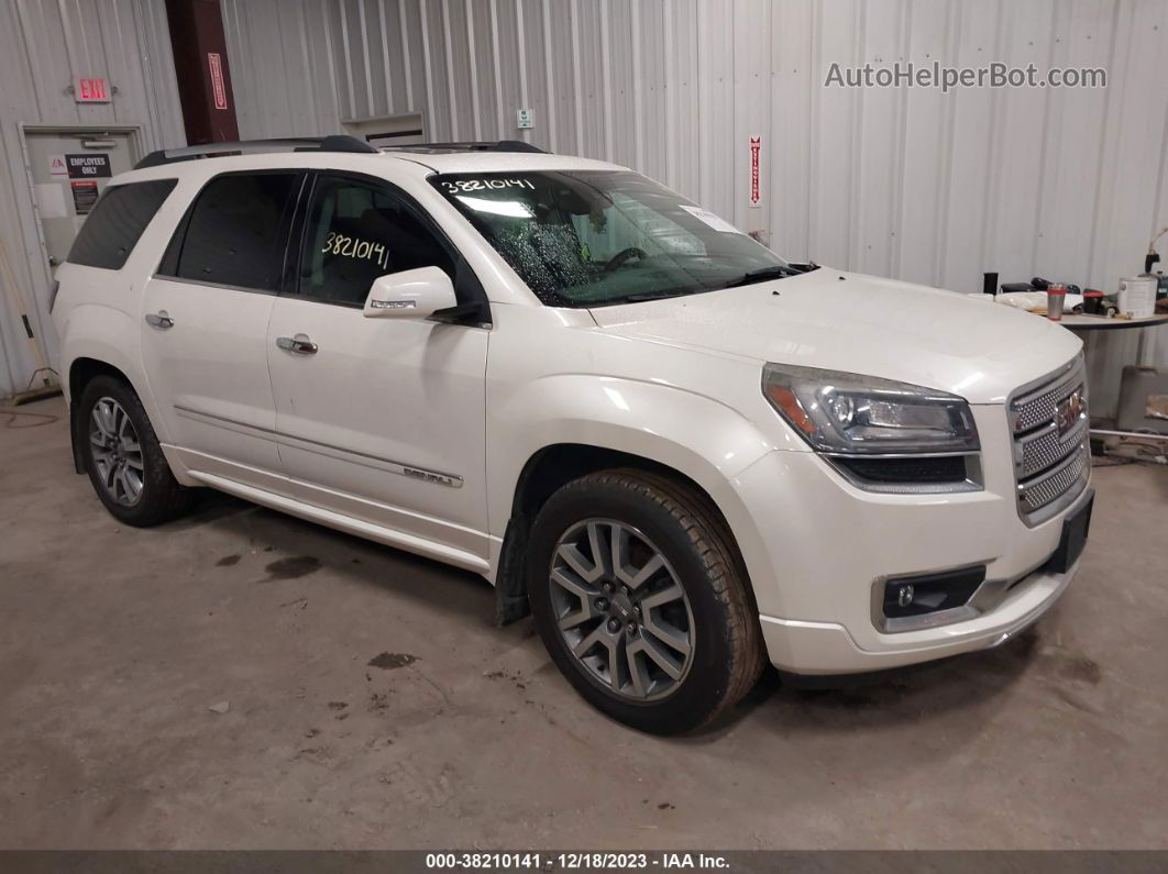 2014 Gmc Acadia Denali Белый vin: 1GKKVTKD9EJ331743