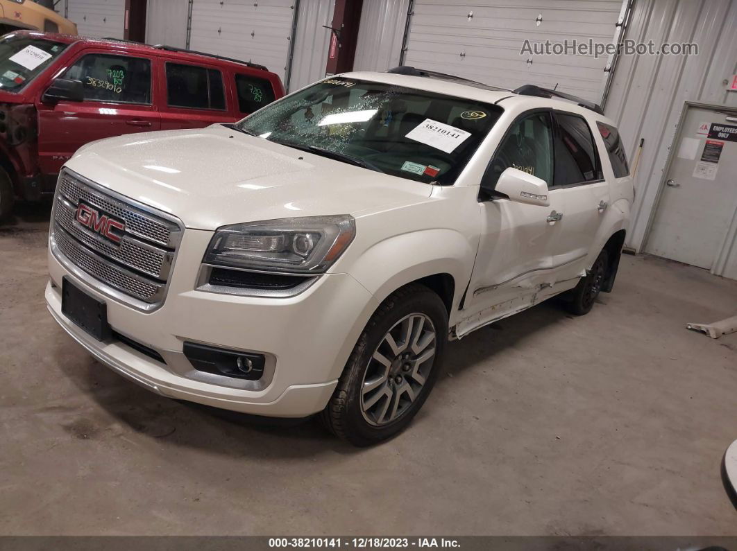 2014 Gmc Acadia Denali Белый vin: 1GKKVTKD9EJ331743