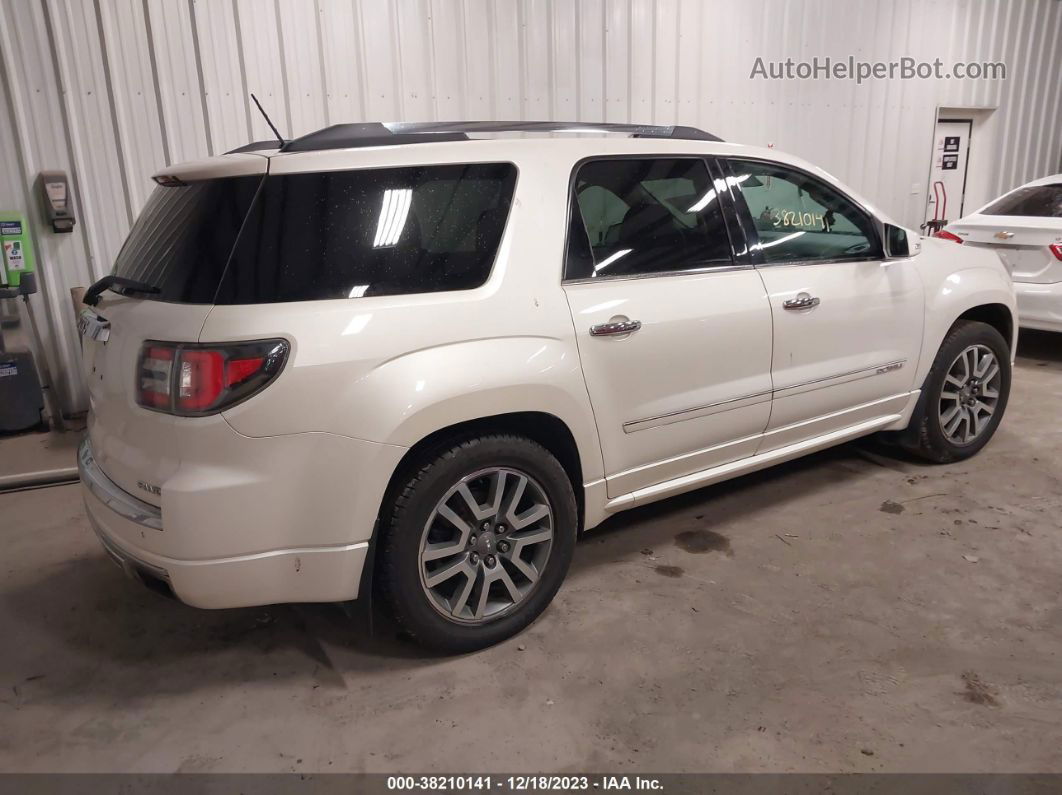 2014 Gmc Acadia Denali Белый vin: 1GKKVTKD9EJ331743