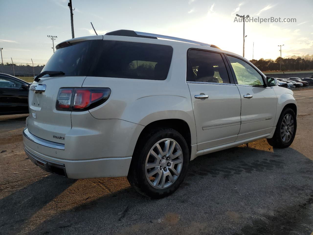 2015 Gmc Acadia Denali White vin: 1GKKVTKD9FJ252896