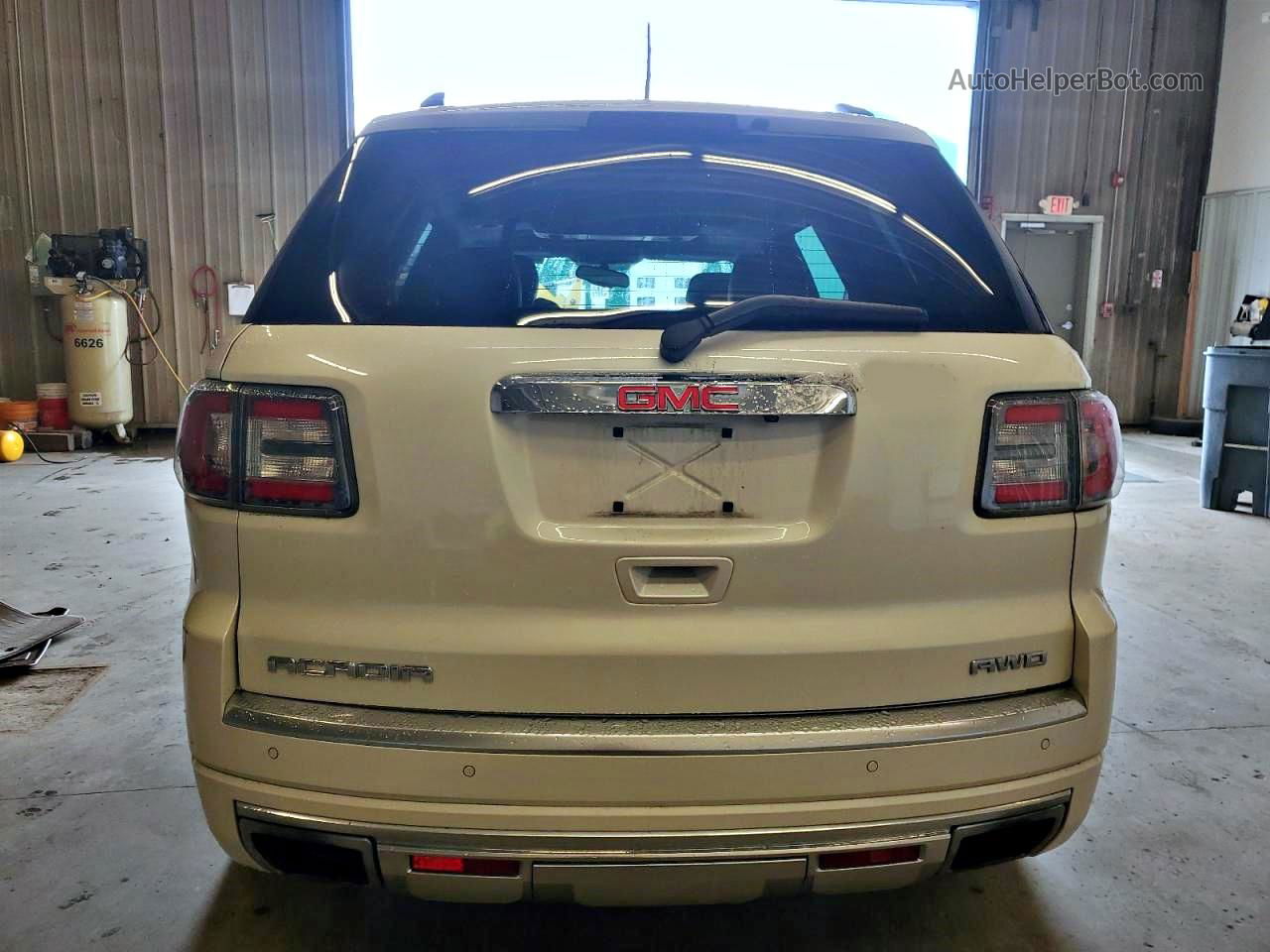 2013 Gmc Acadia Denali White vin: 1GKKVTKDXDJ150004