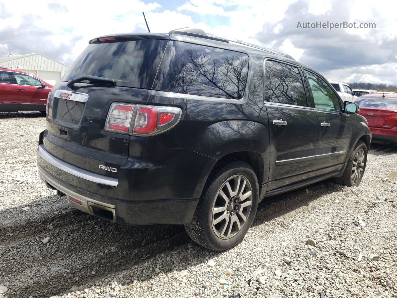 2013 Gmc Acadia Denali Black vin: 1GKKVTKDXDJ155333