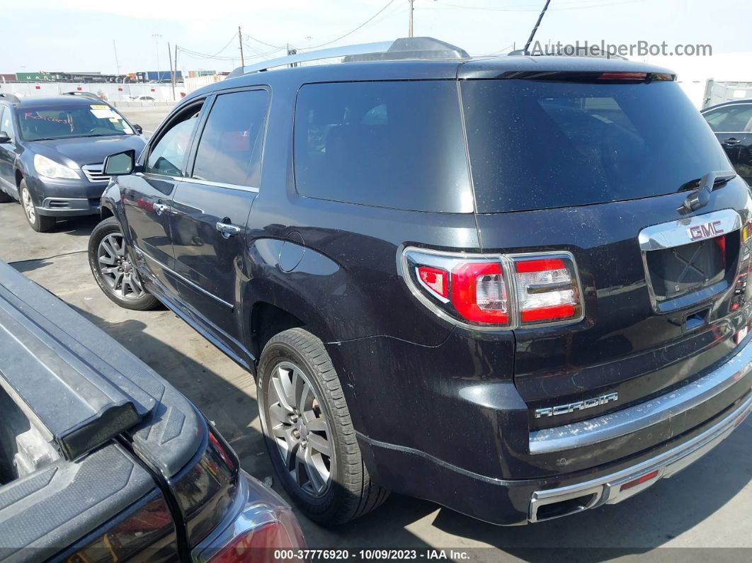 2013 Gmc Acadia Denali Черный vin: 1GKKVTKDXDJ168289