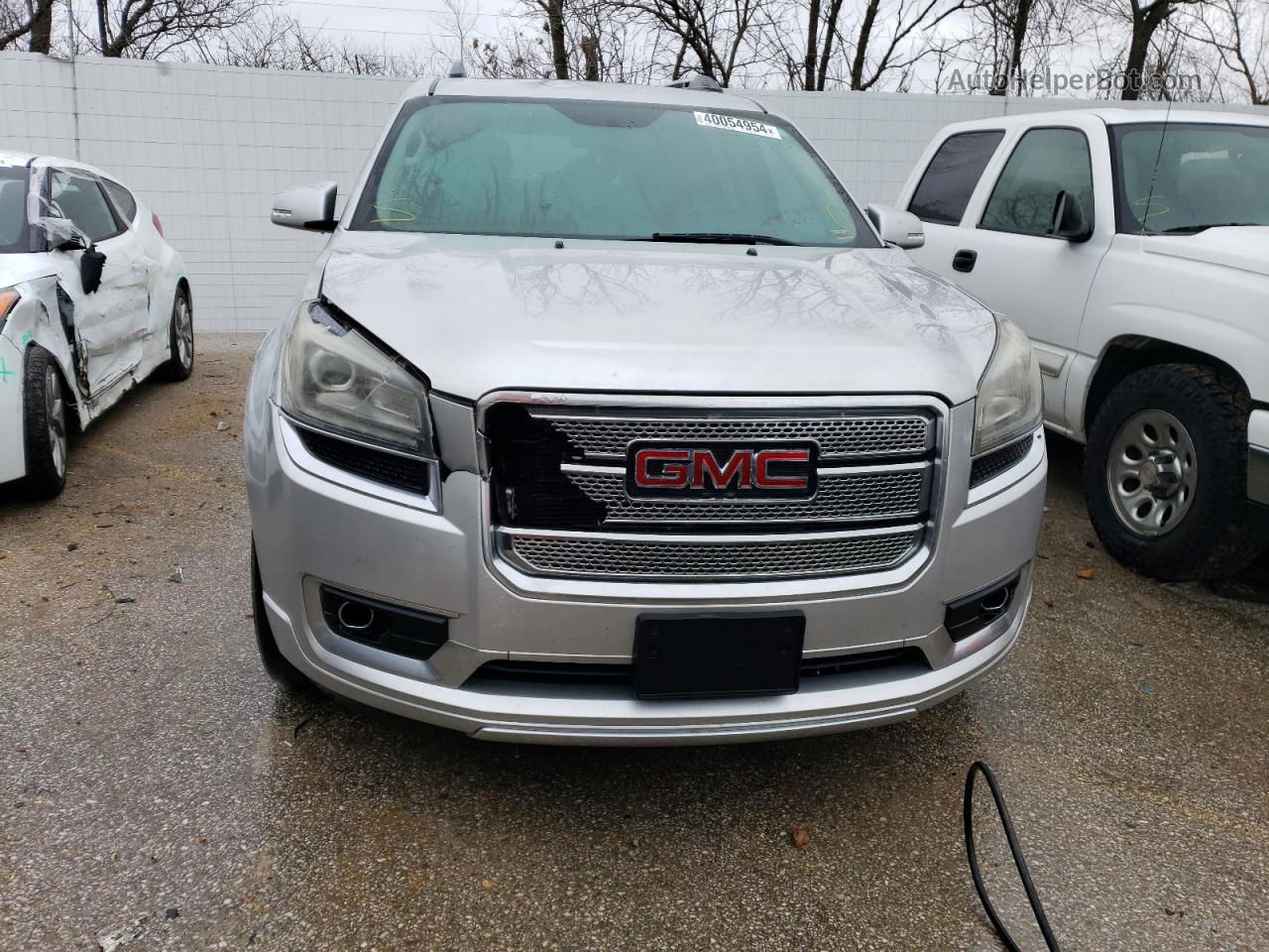 2013 Gmc Acadia Denali Silver vin: 1GKKVTKDXDJ213036