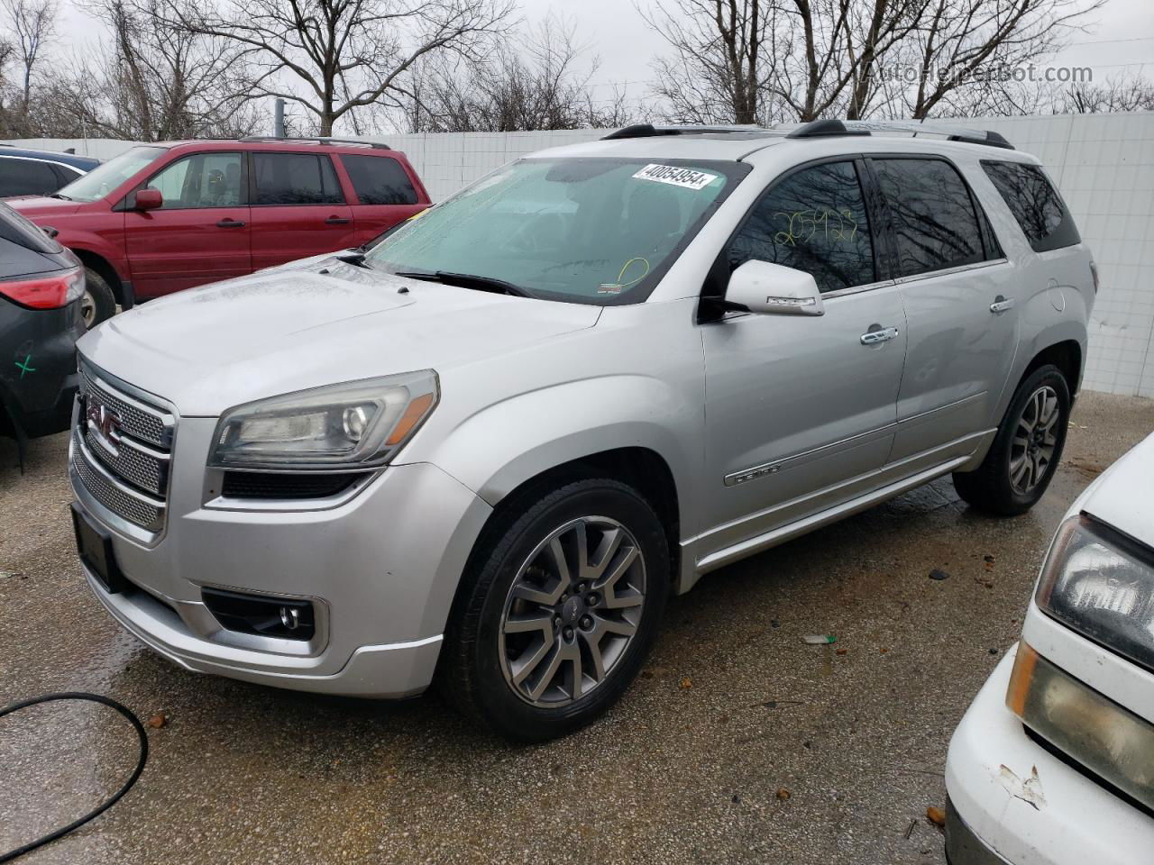 2013 Gmc Acadia Denali Серебряный vin: 1GKKVTKDXDJ213036