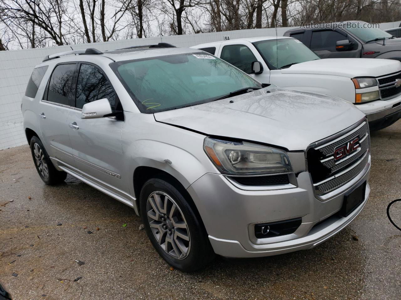 2013 Gmc Acadia Denali Серебряный vin: 1GKKVTKDXDJ213036